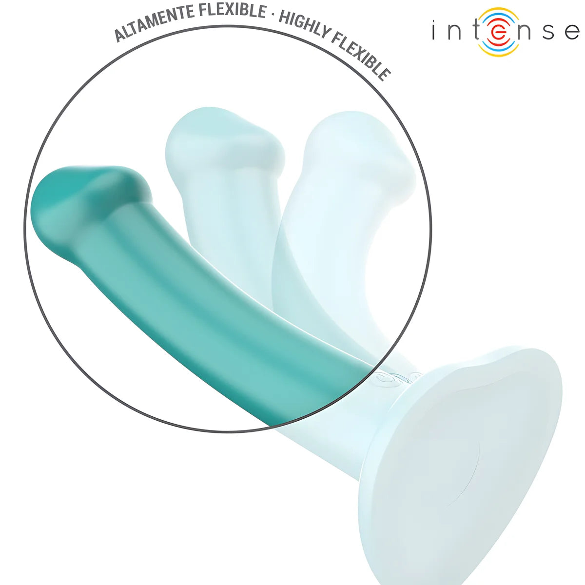 intense katie vibrateur avec ventouse 10 vibrations telecommande bleue