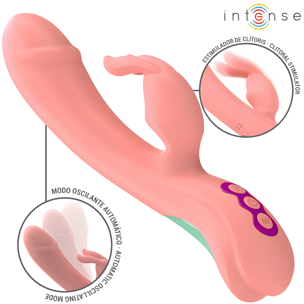 intense rachel vibrateur rabbit 5 vibrations rose