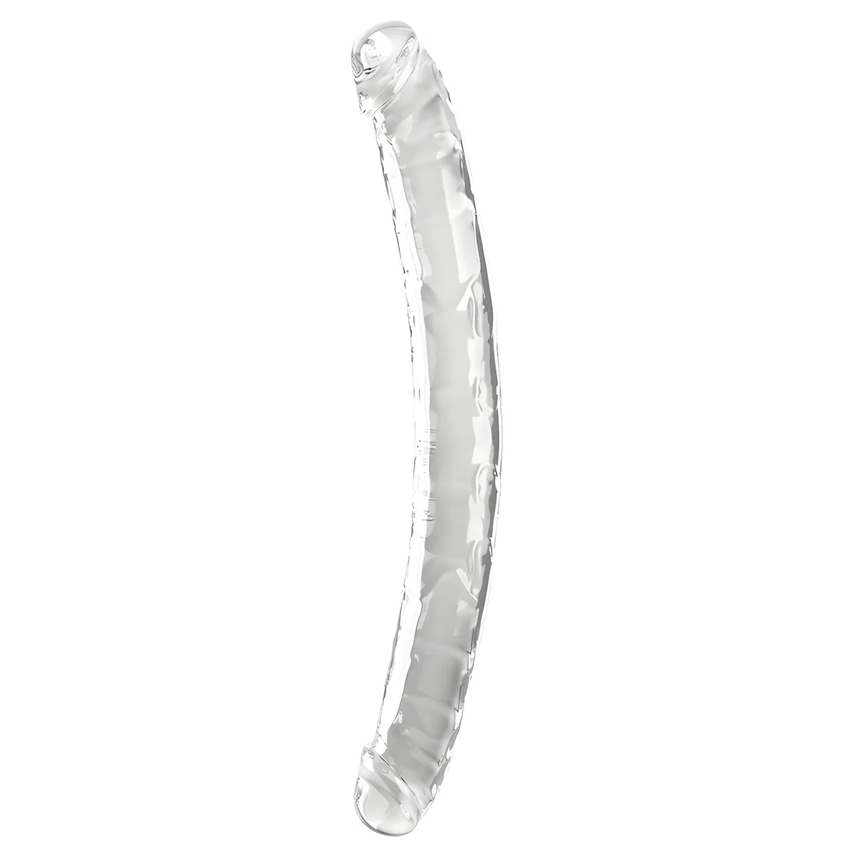 king cock double trouble double gode 46 cm transparent