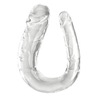 king cock double trouble double gode 44 cm transparent