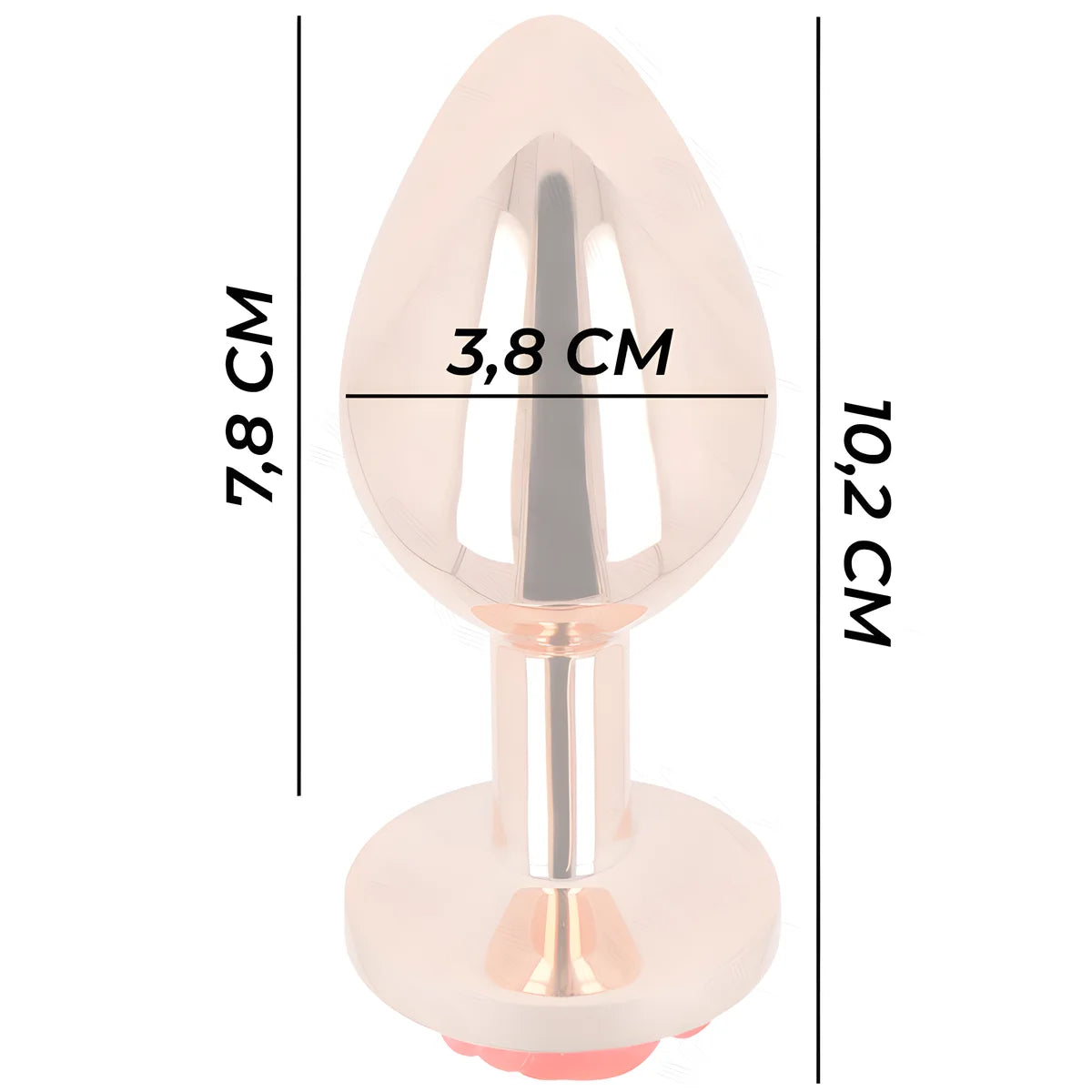 kink plug anal or rose avec rose rouge l