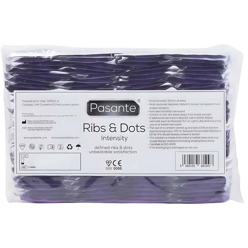 pasante intensity bulk preservatifs multitextures 144 unites
