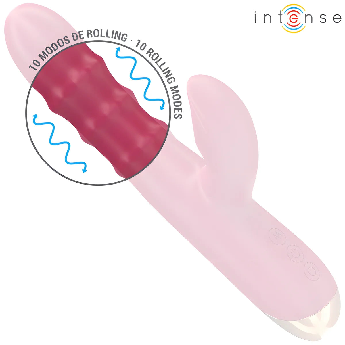 intense chloe vibrateur multifonction 3 en 1 rouge