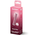satisfyer stimulateur de clitoris first kiss wave garnet