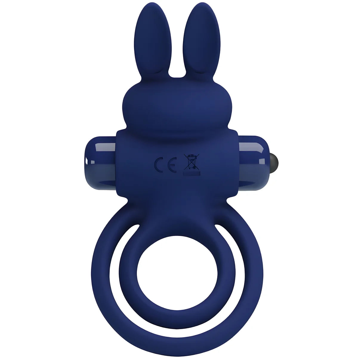 pretty love darey double anneau vibrant lapin bleu