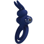 pretty love darey double anneau vibrant lapin bleu