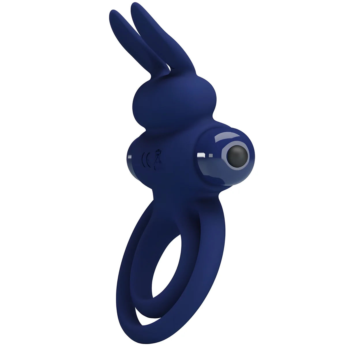 pretty love darey double anneau vibrant lapin bleu