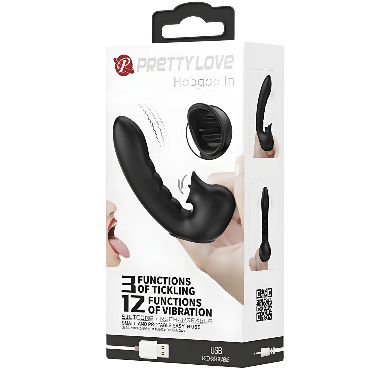 pretty love hobgoblin boite a doigts vibrants 12 vibrations stimulateur de clitoris noir