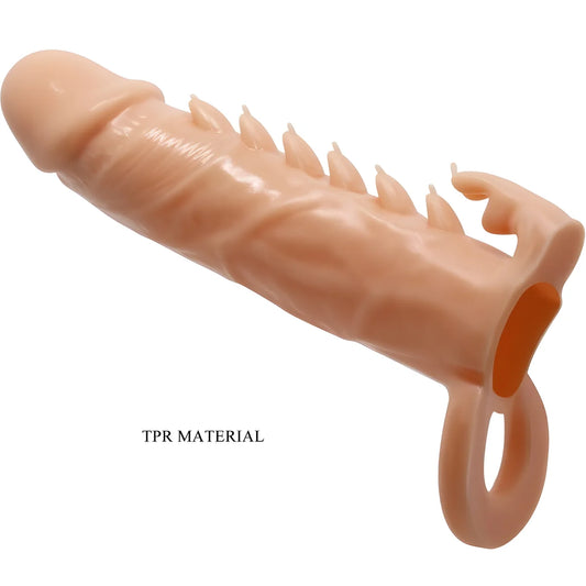 pretty love emmit manchon pour penis stimulateur de clitoris chair