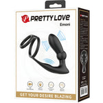 Cockring Emoni avec plug anal vibrant PRETTY LOVE - Vignette | Adopt1toy