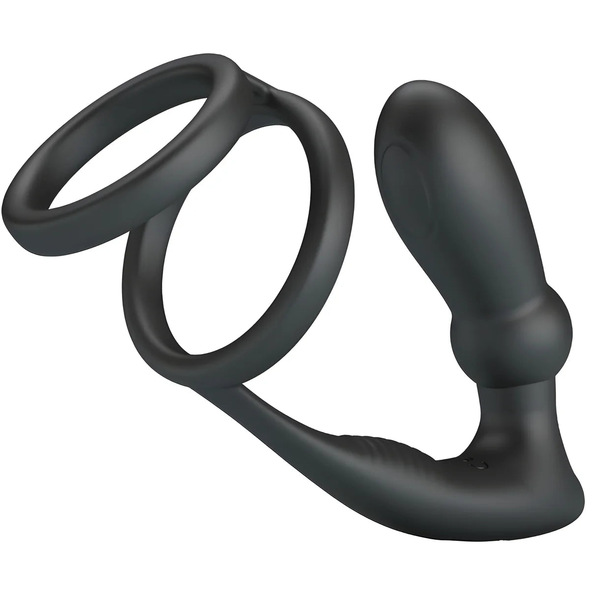 pretty love anneau penis emoni plug anal 12 vibrations noir