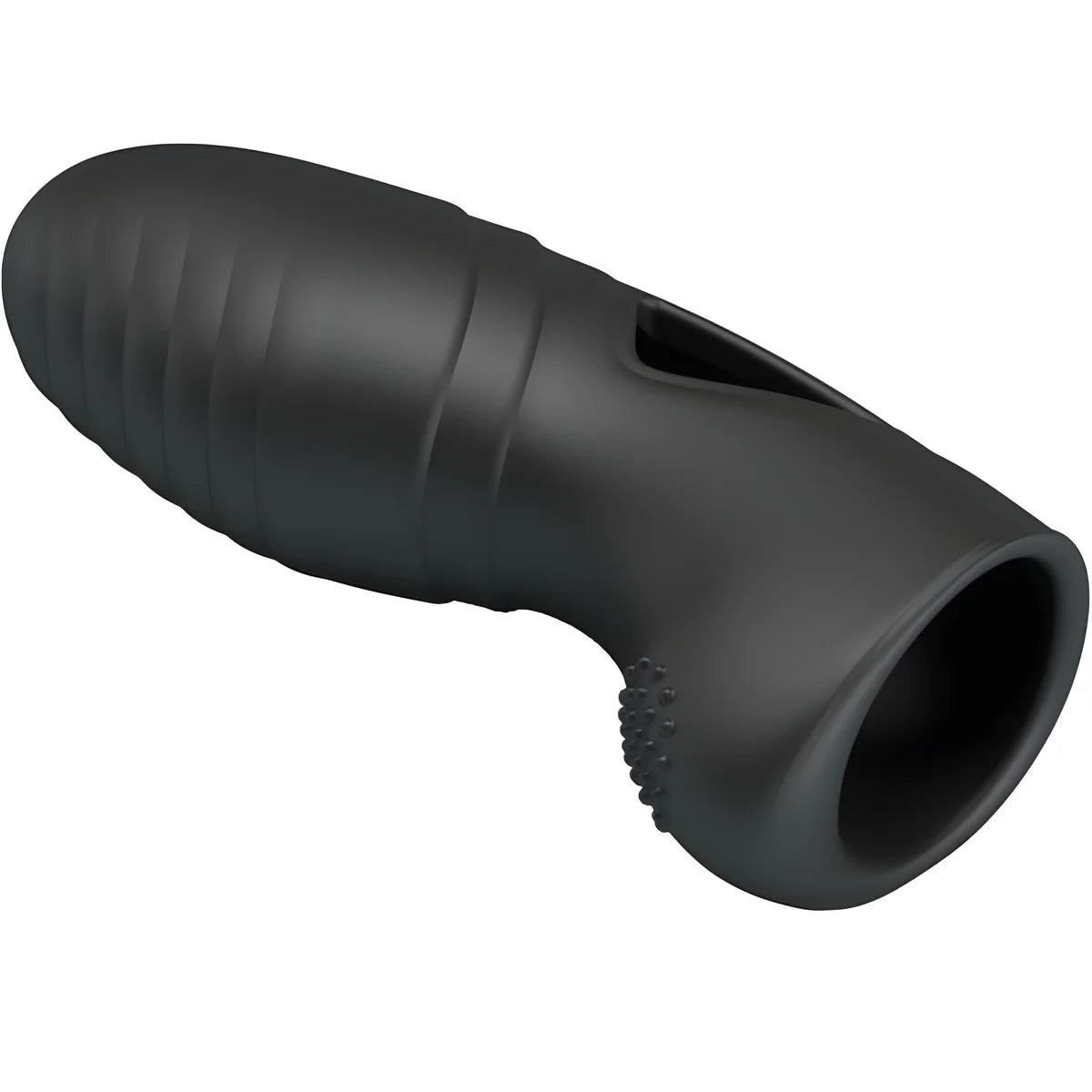 pretty love alan vibrateur de doigts en silicone noir
