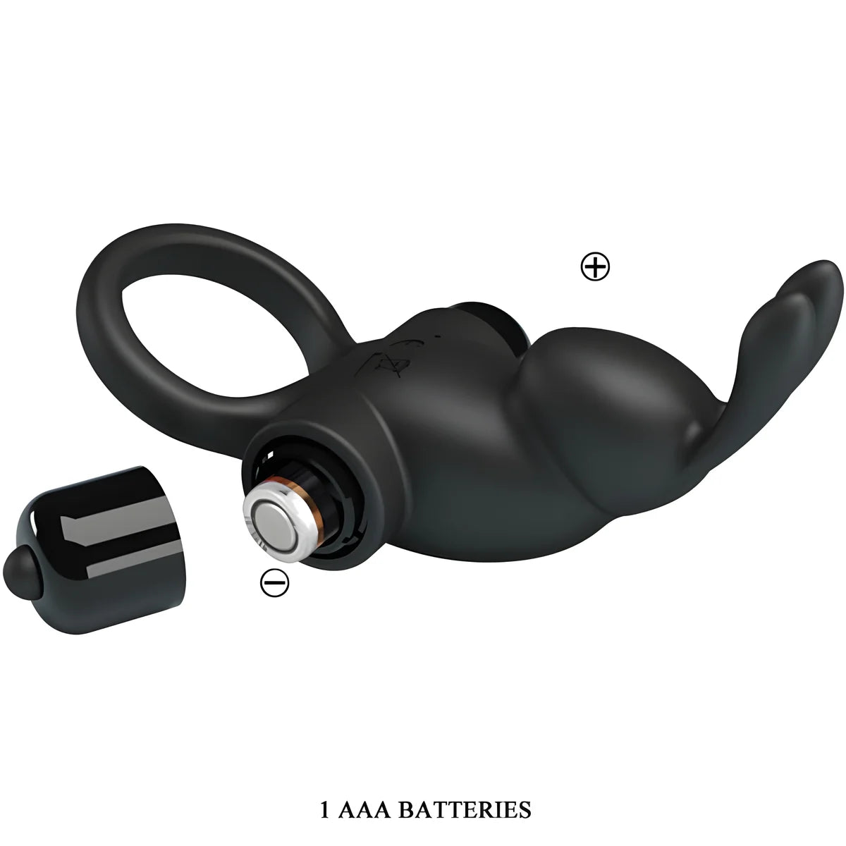 pretty love anneau vibrant stimulateur de clitoris rabbit 10 vibrations noir