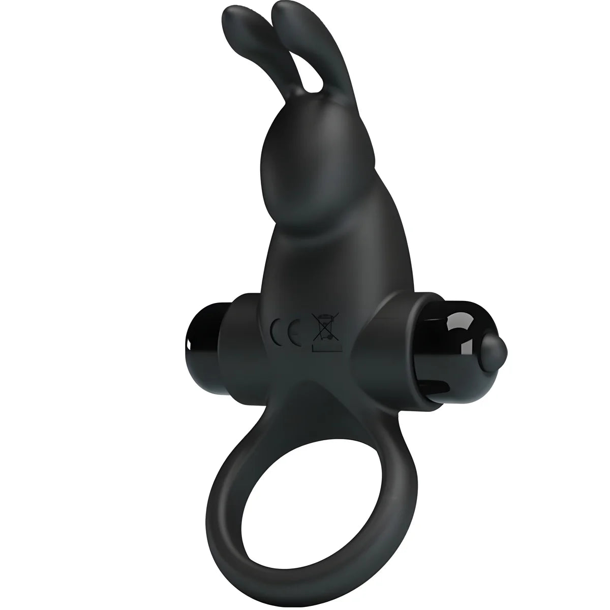 pretty love anneau vibrant stimulateur de clitoris rabbit 10 vibrations noir
