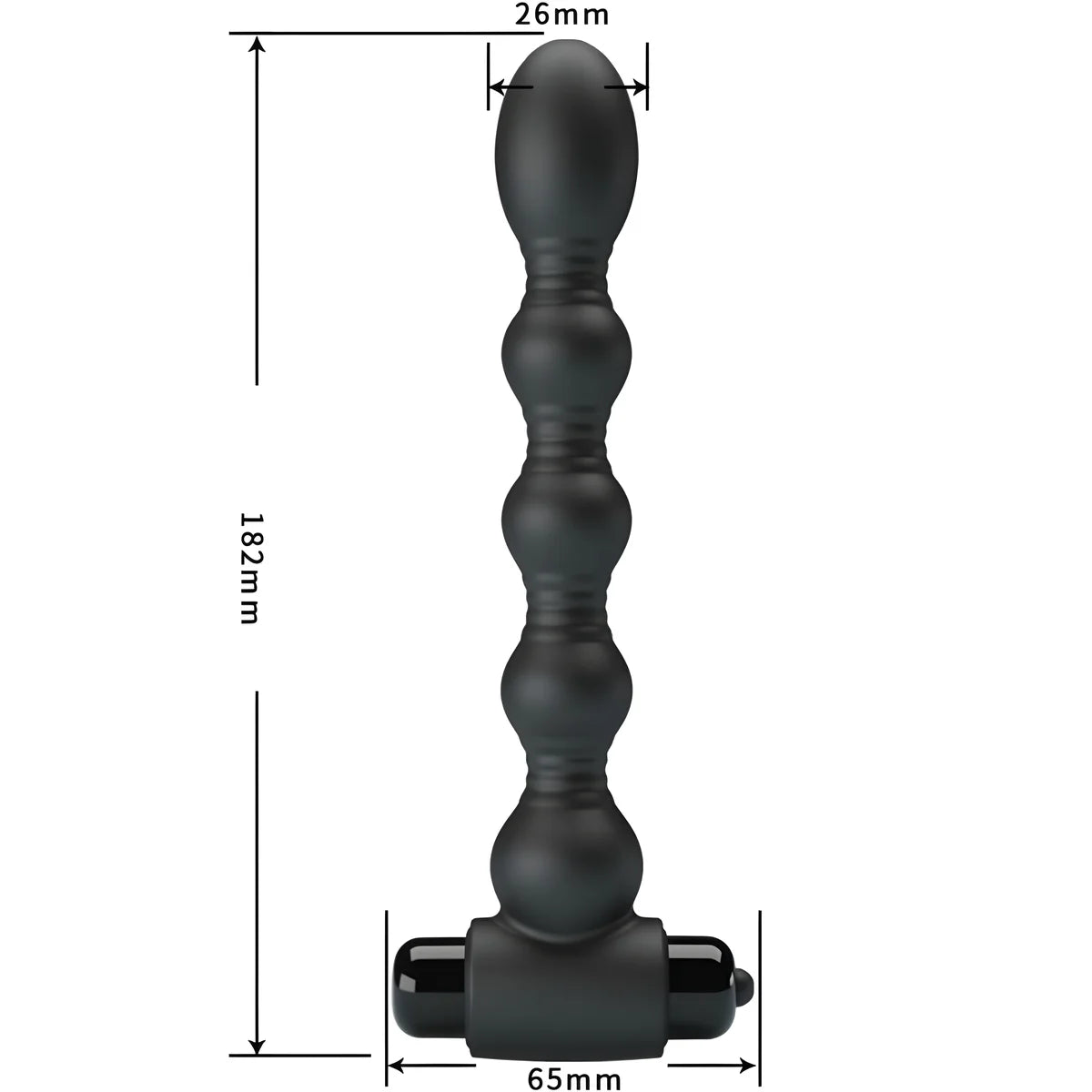 pretty love plug anal lynn silicone 10 vibrations noir