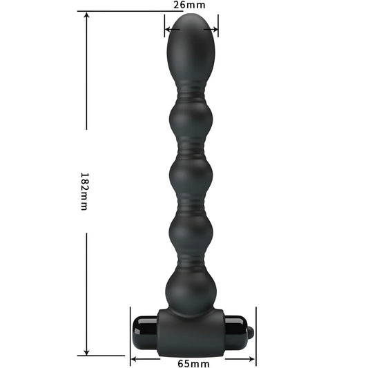 pretty love plug anal lynn silicone 10 vibrations noir