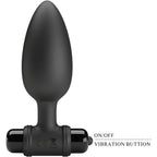 pretty love vibra butt plug 2 plug anal 10 vibrations noir