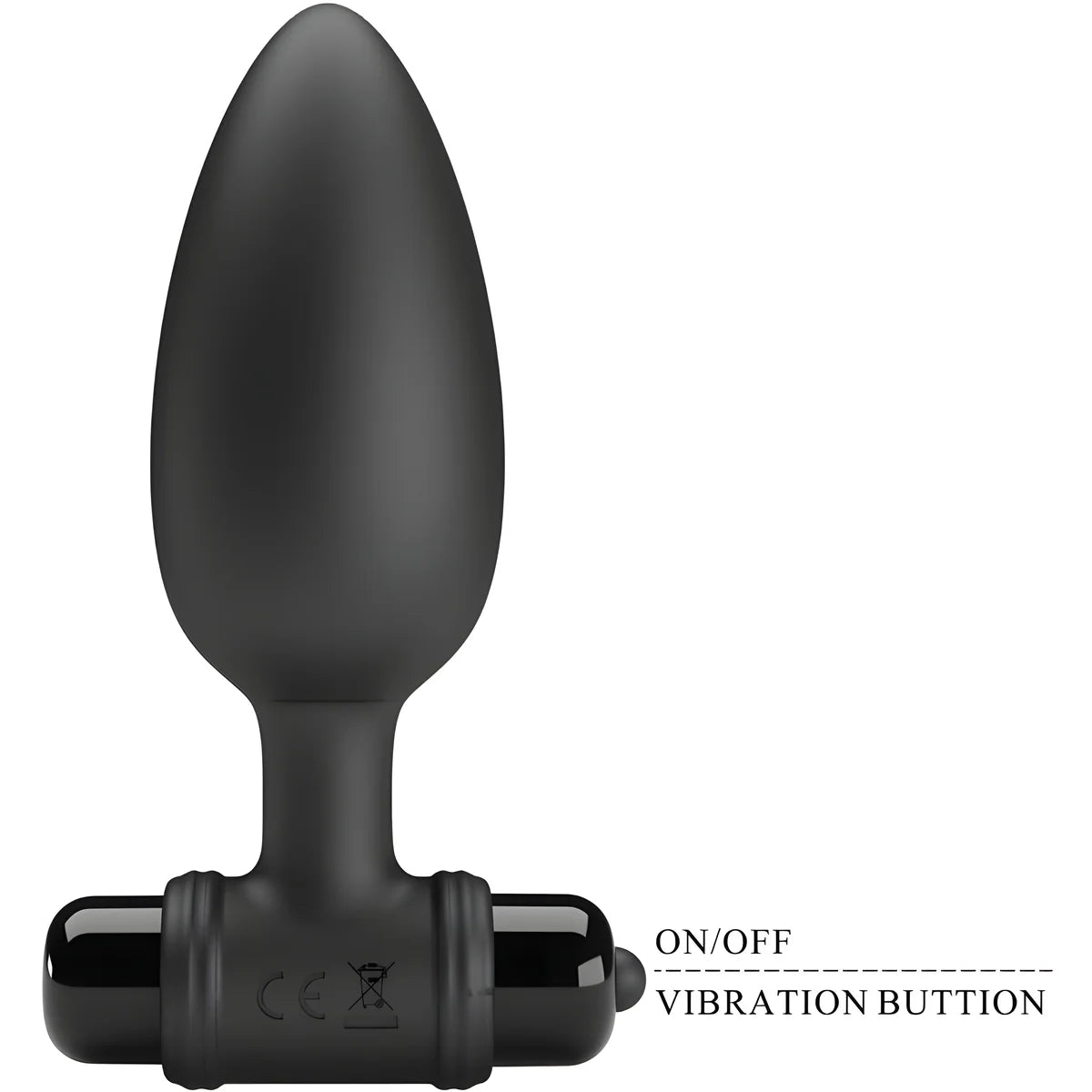 pretty love vibra butt plug 2 plug anal 10 vibrations noir