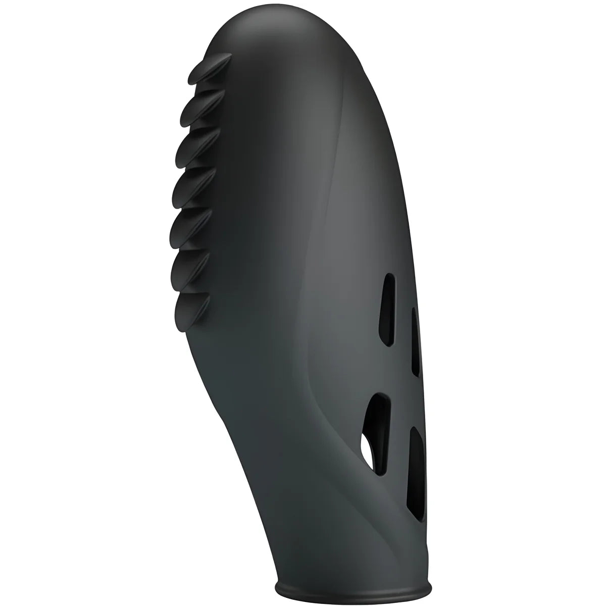 pretty love vibrateur doigt en silicone gilo noir