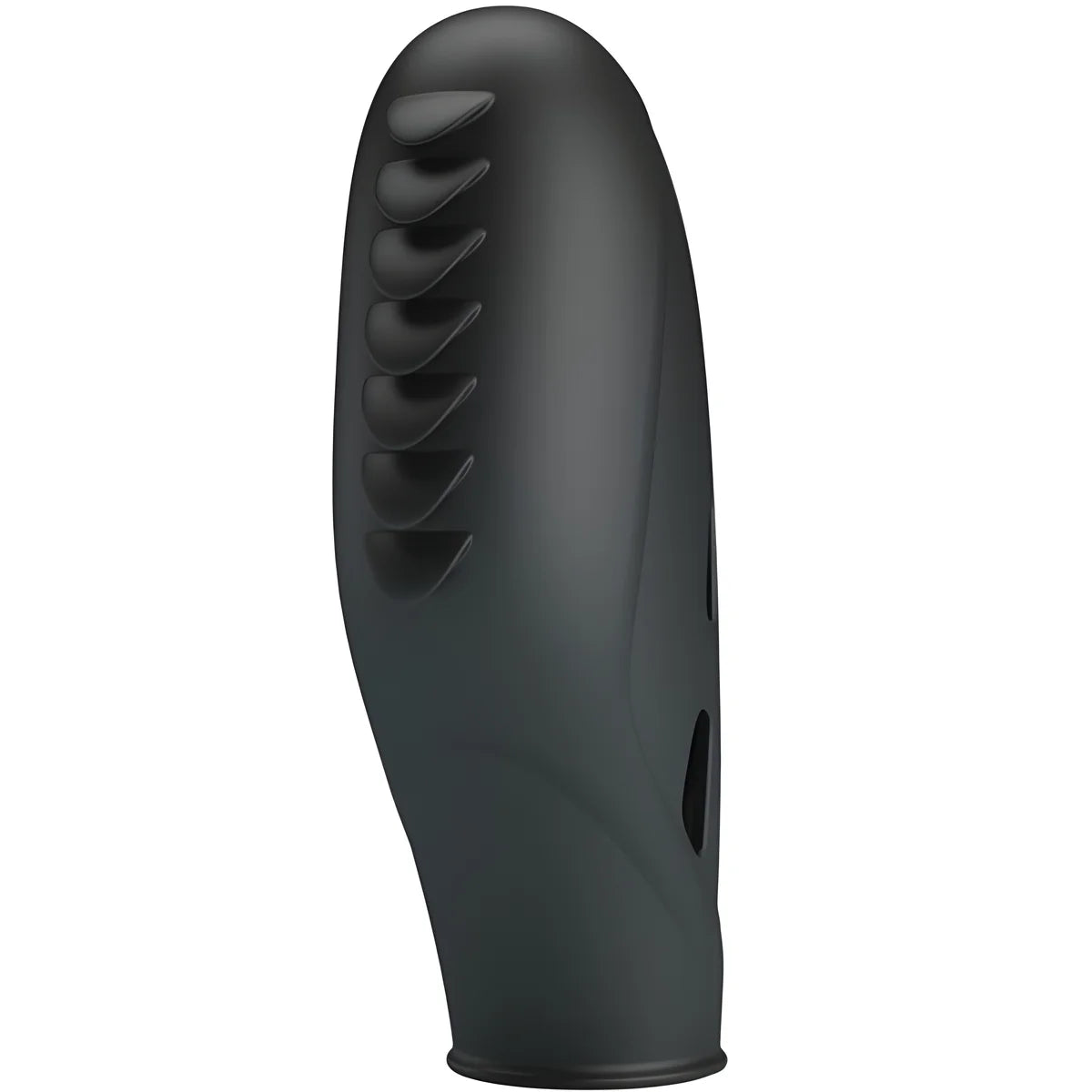 pretty love vibrateur doigt en silicone gilo noir