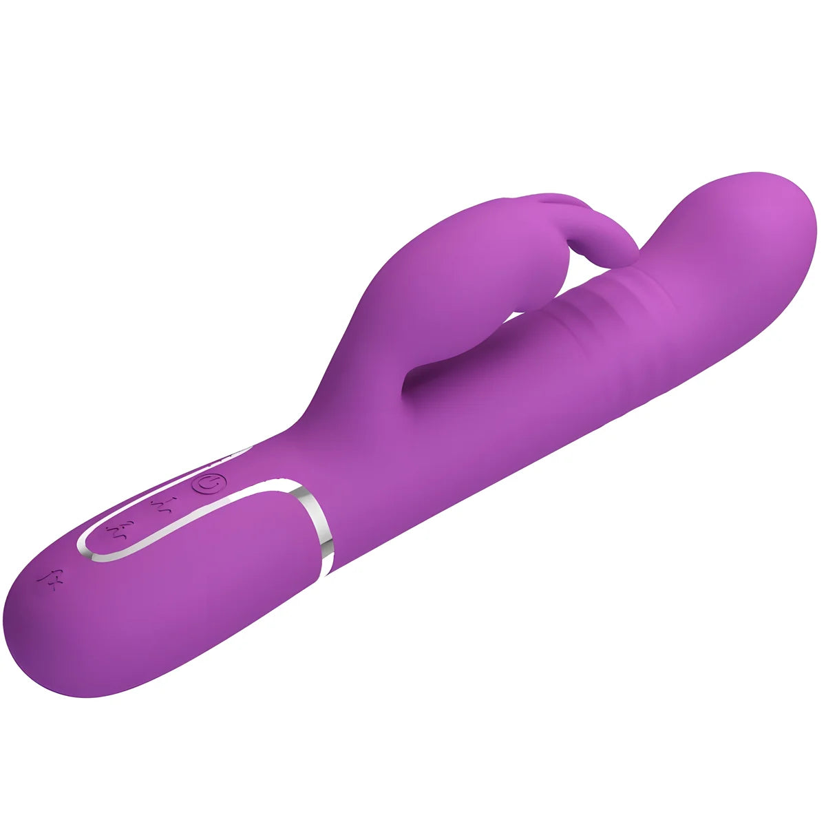 pretty love vibrateur lapin multifonction coale 4 en 1 violet
