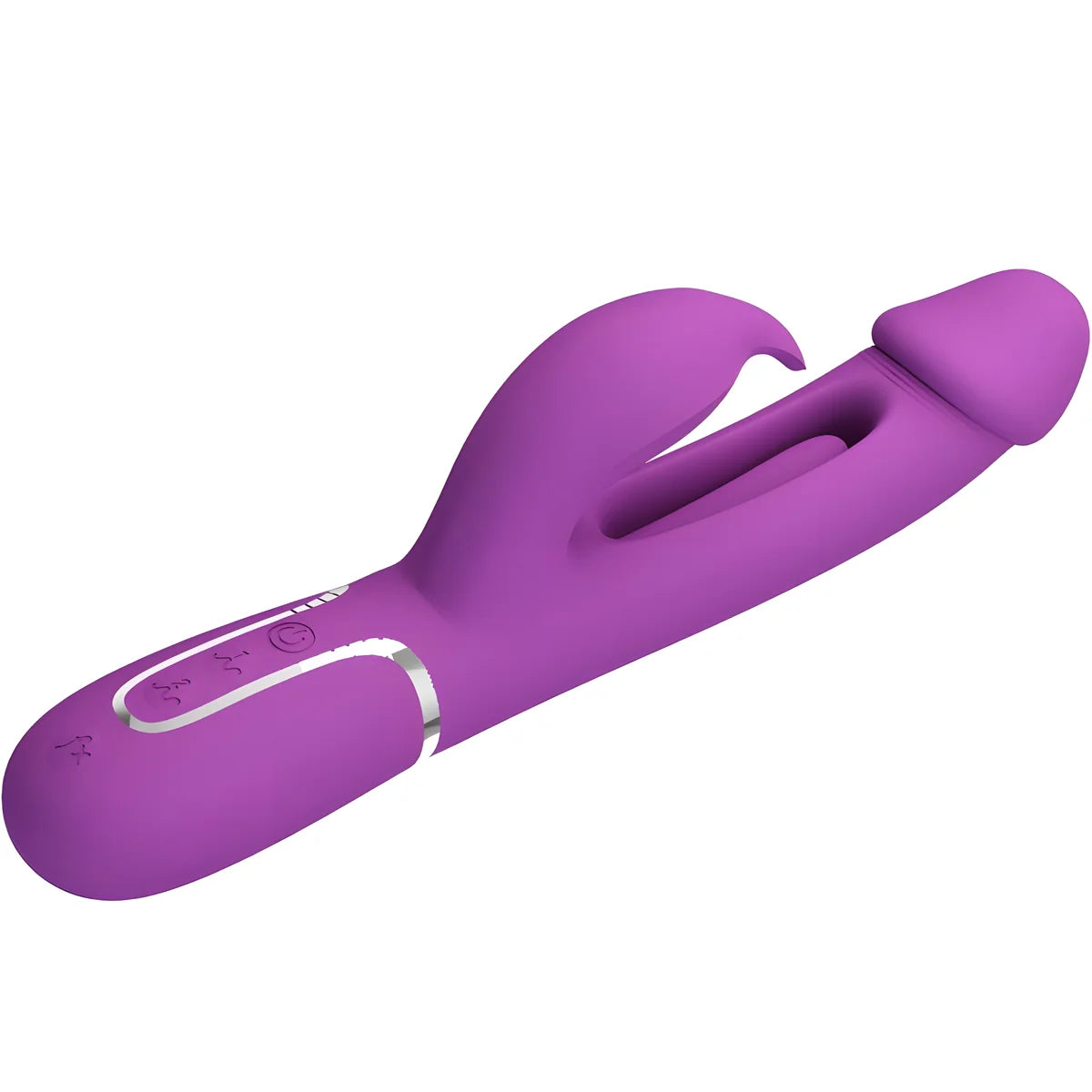 pretty love kampas vibrateur lapin multifonction 3 en 1 violet