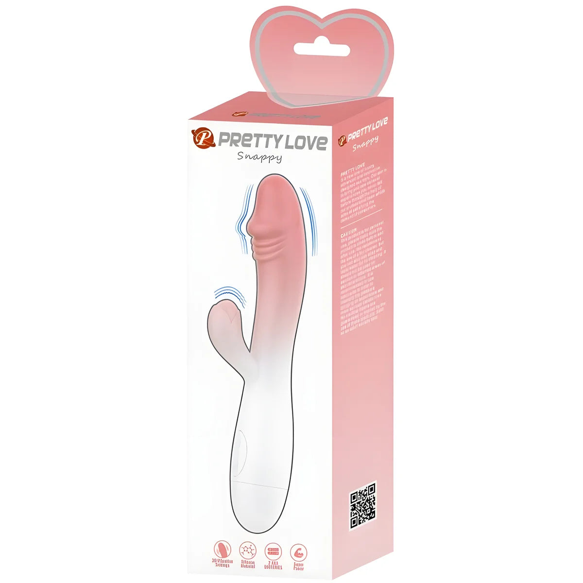 pretty love vibrateur snappy rabbit 30 vibrations rose