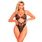 subblime 955229 body transparent avec dentelle creuse noir l xl