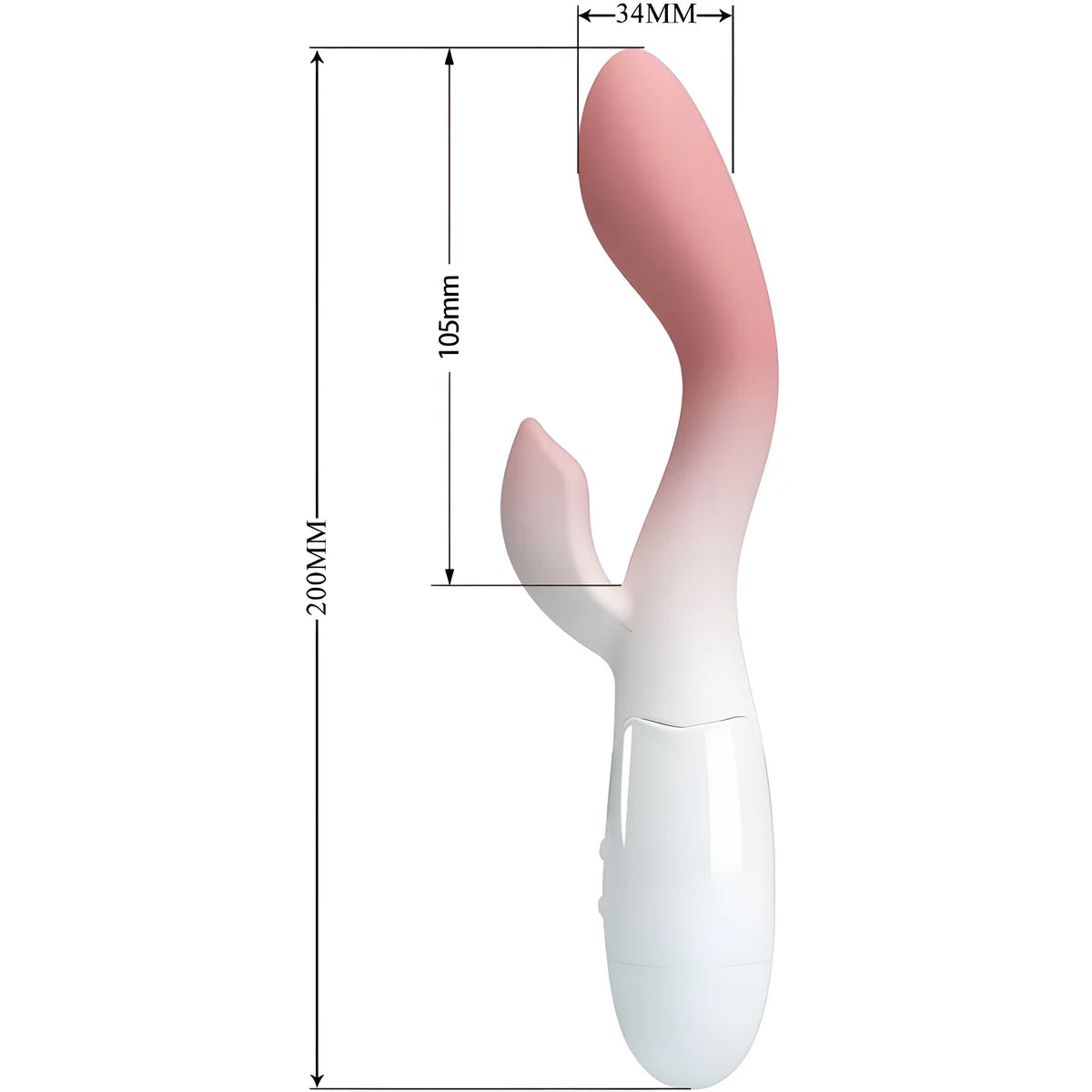 pretty love vibrateur point g lumineux stimulateur de clitoris 30 vibrations rose