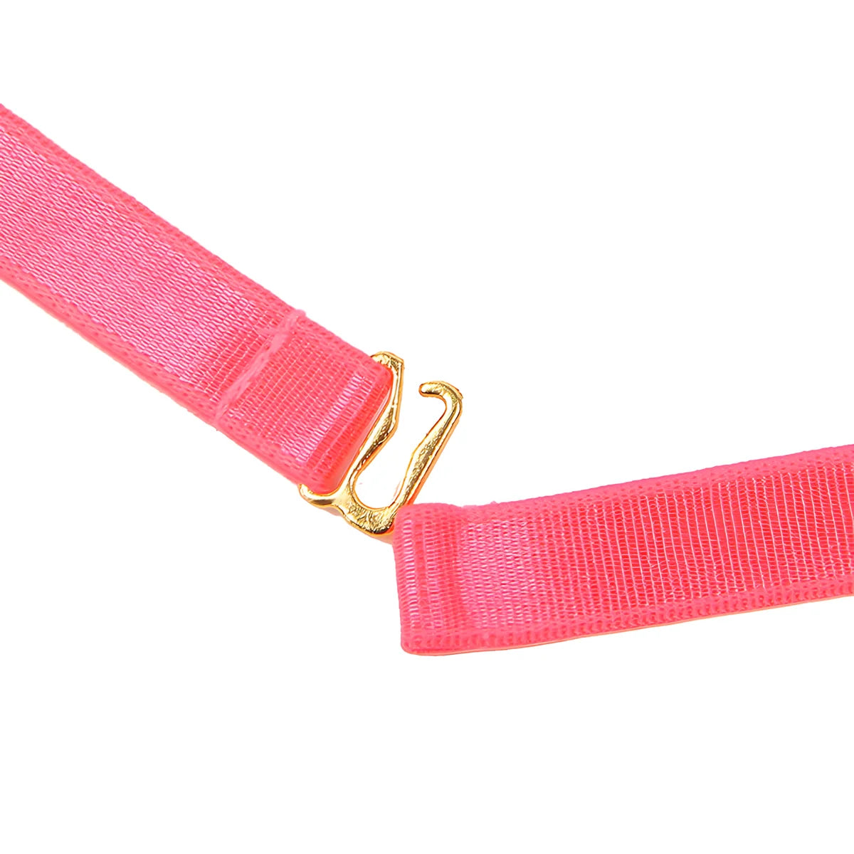 subblime 955304 ensemble soutien gorge avec collier et details de jambes rose fluorescent l xl