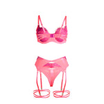 Ensemble lingerie Pink Eyelash Lace SUBBLIME - Vignette | Adopt1toy