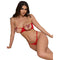 subblime 955519 ensemble soutien gorge avec chaines et coeur en maille rouge s m
