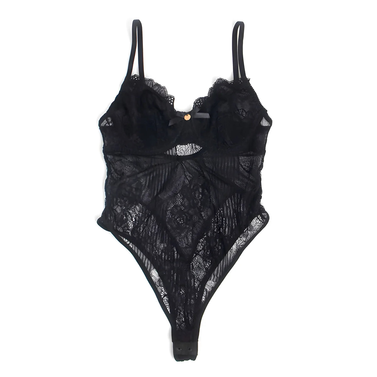 subblime 955618 body en dentelle avec fermeture en bas noir s m