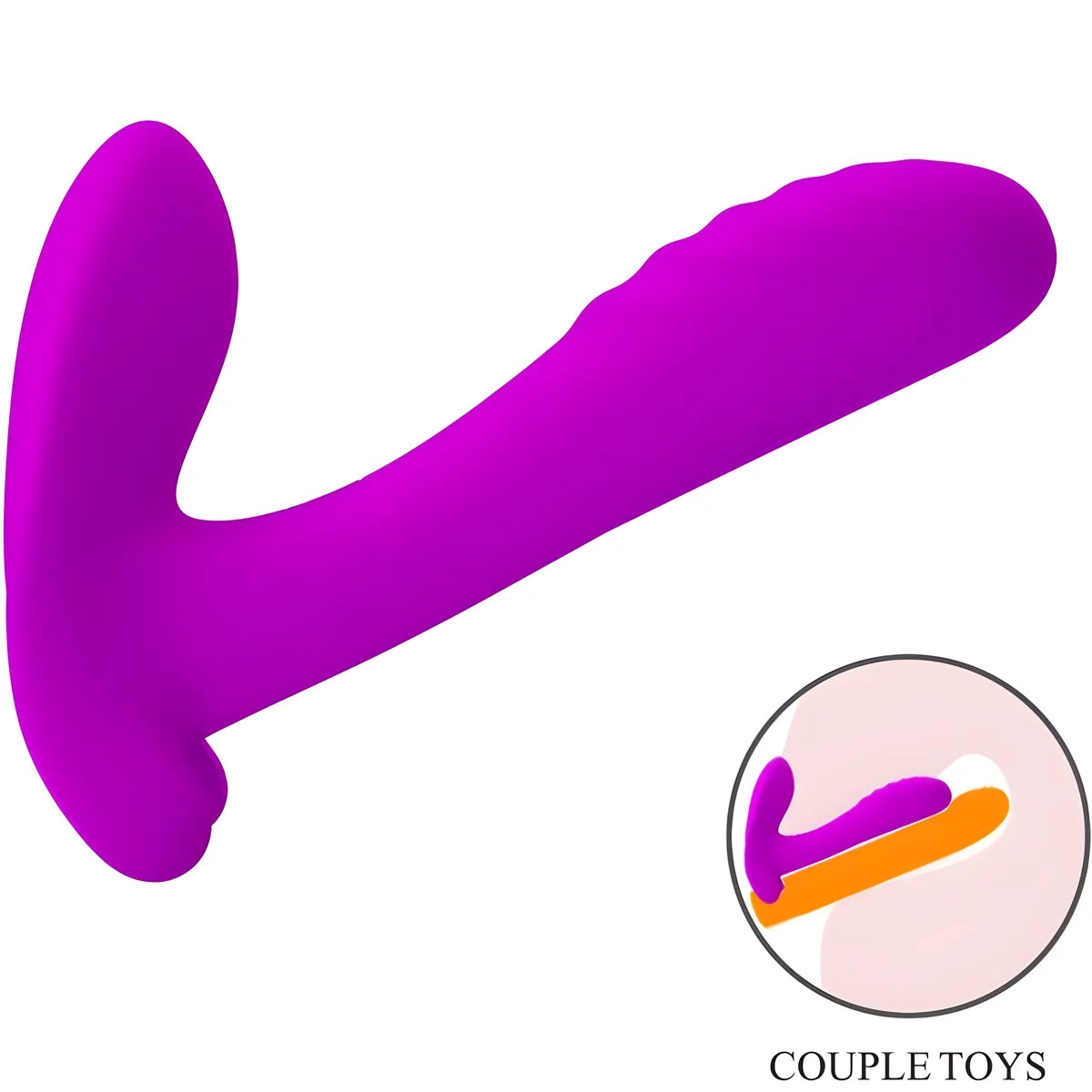 pretty love masseur vibrateur 12 vibrations telecommande violet