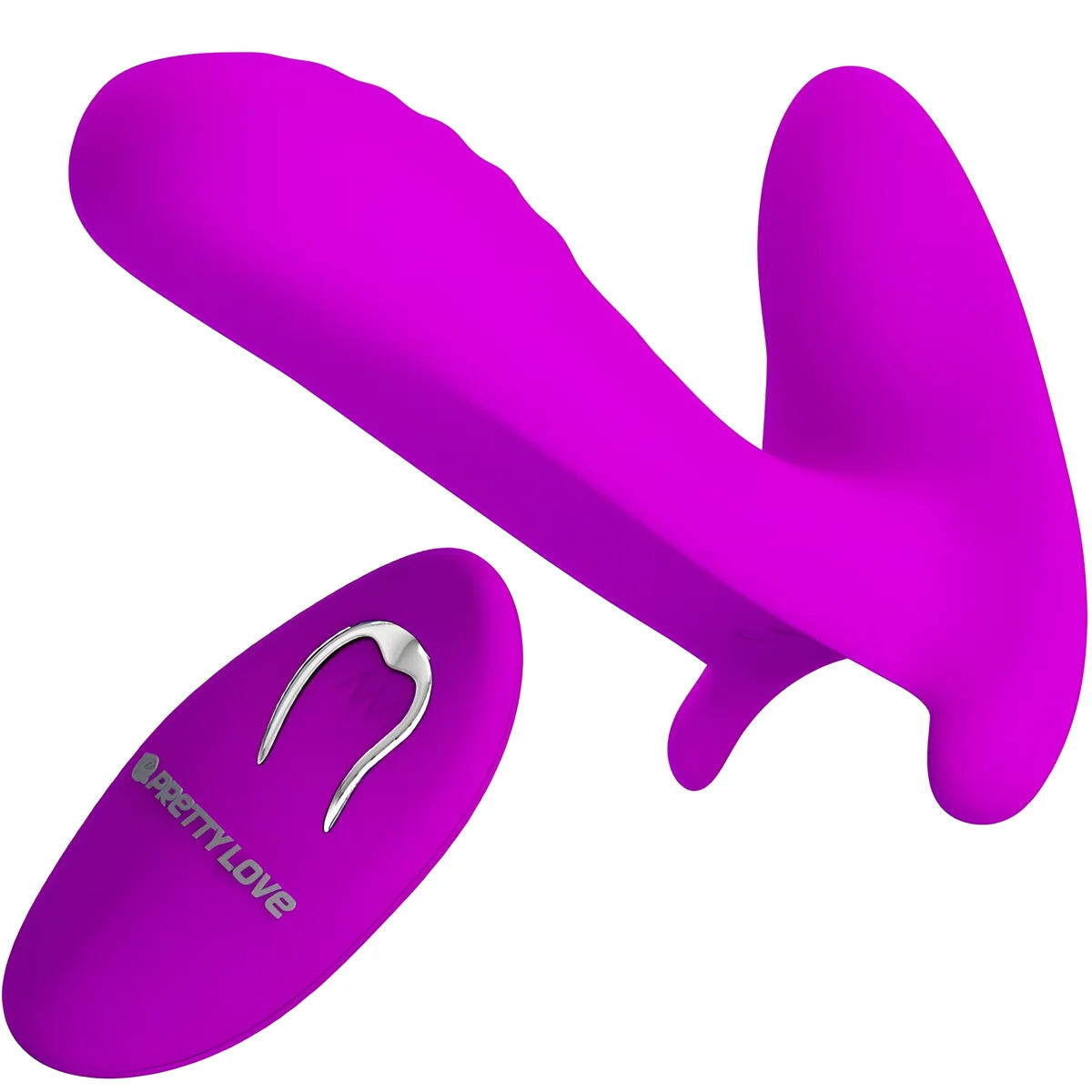 pretty love masseur vibrateur 12 vibrations telecommande violet