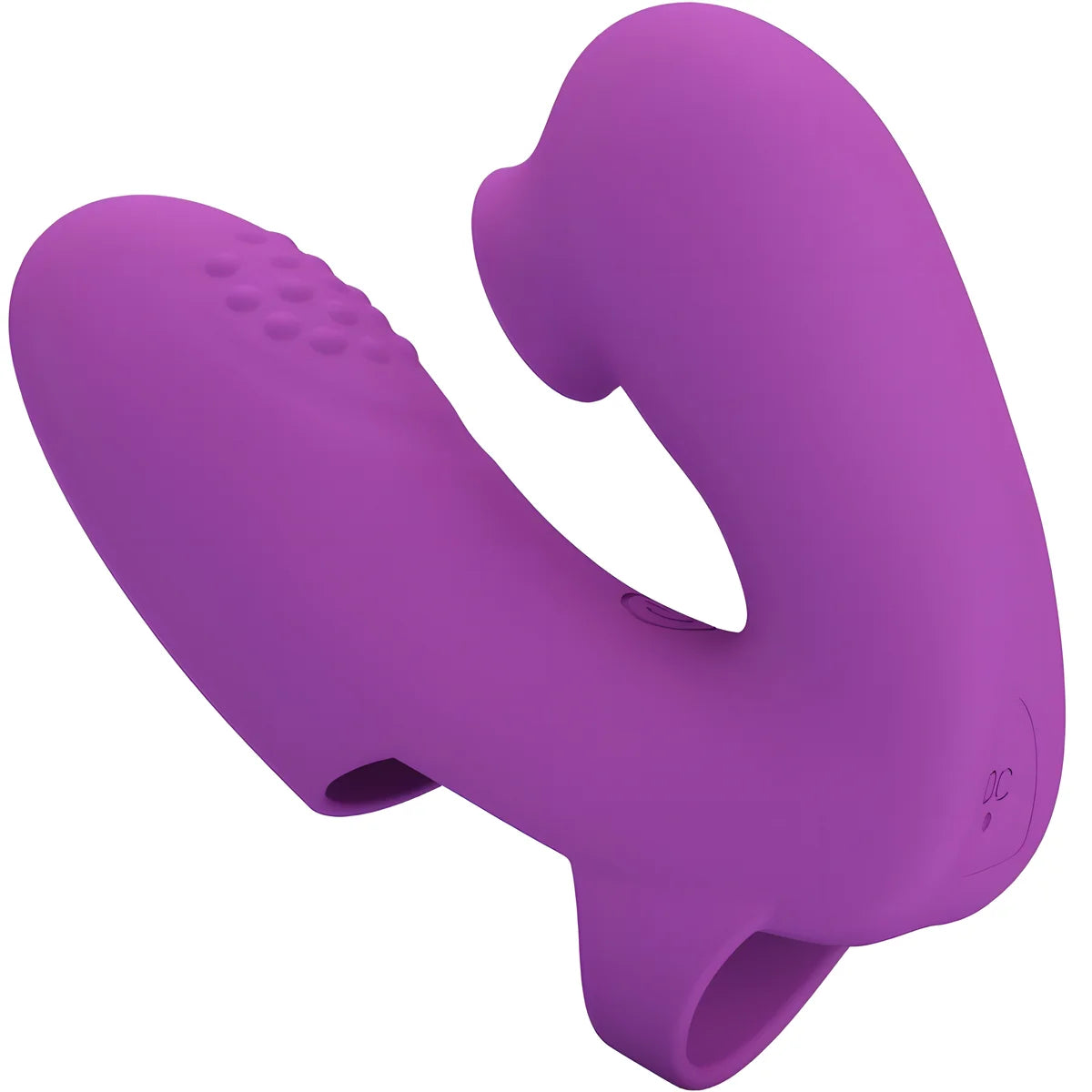 pretty love vibrateur de doigts athena avec stimulateur de clitoris violet