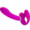 pretty love vibrateur double strap on valerie 12 vibrations violet