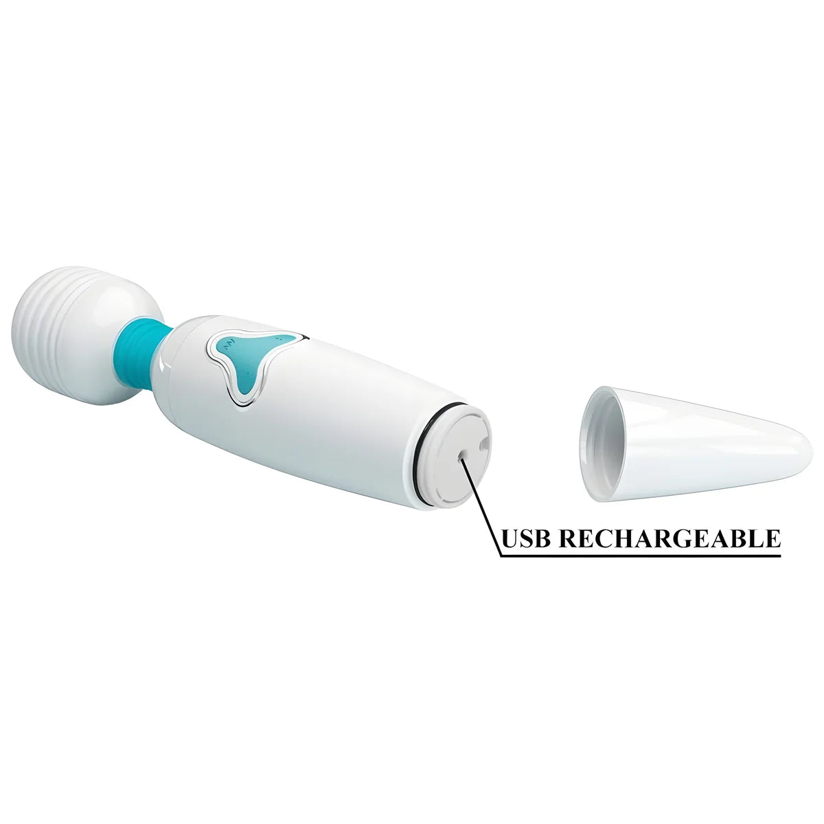 pretty love vibrateur cloud wand 7 vibrations blanc