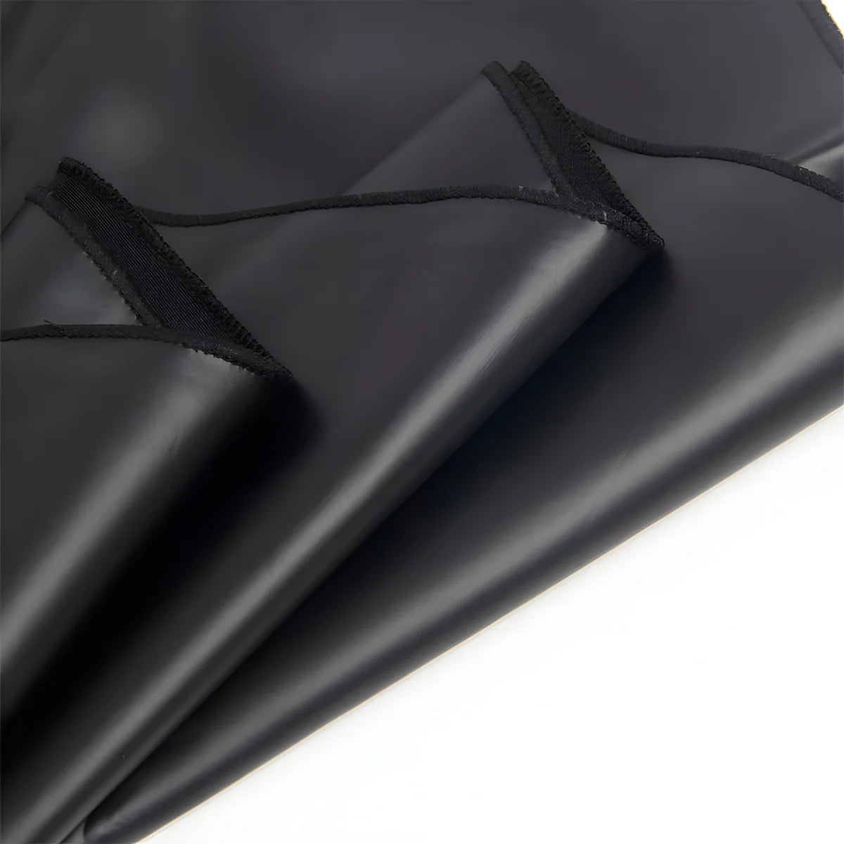 subblime 955373 robe a bretelles en cuir noir s m