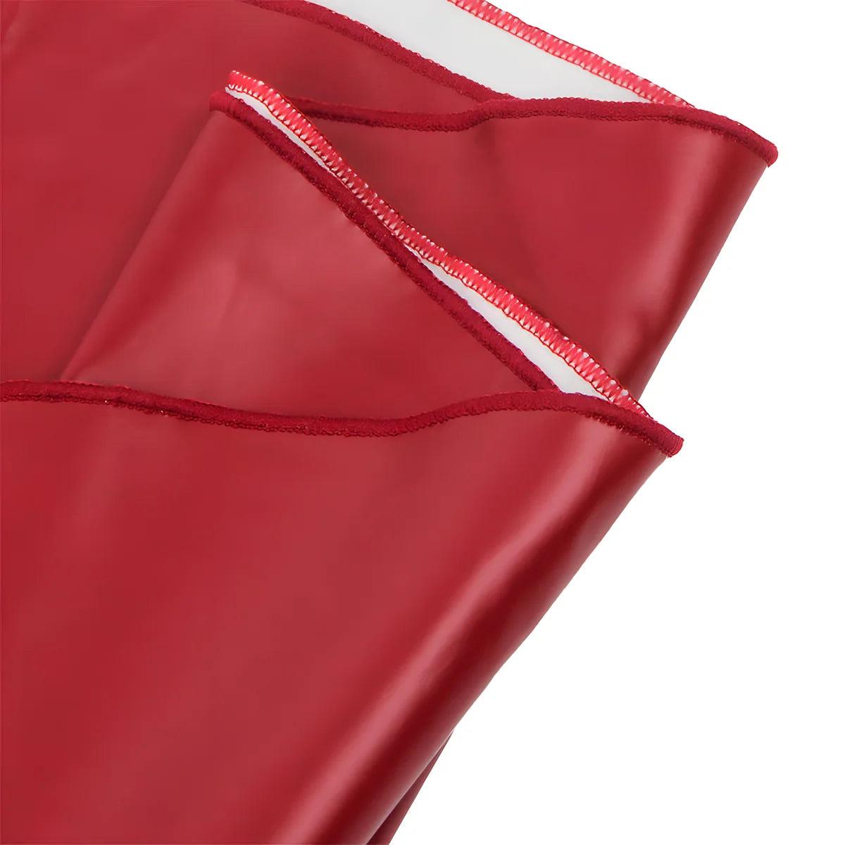 subblime 955397 robe a bretelles en cuir bordeaux s m