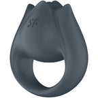 satisfyer perfect pair 2 multivibrateur 2 en 1 anneau penis et stimulateur de doigts gris