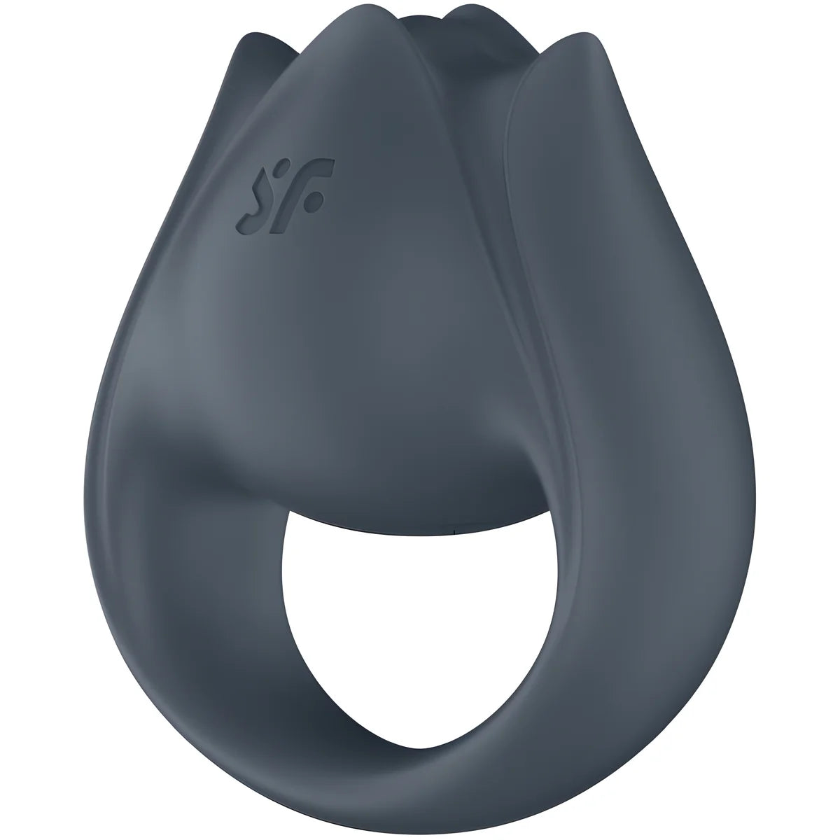 satisfyer perfect pair 2 multivibrateur 2 en 1 anneau penis et stimulateur de doigts gris