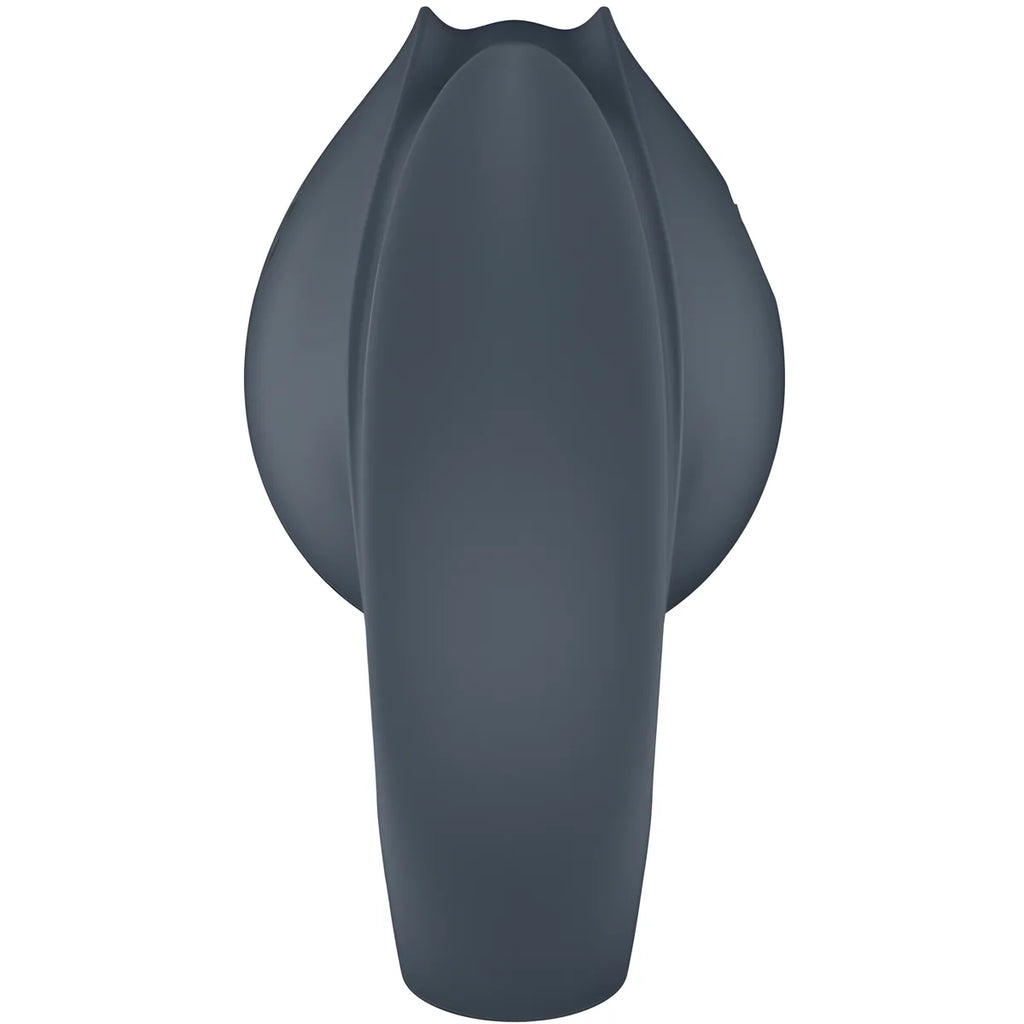 satisfyer perfect pair 2 multivibrateur 2 en 1 anneau penis et stimulateur de doigts gris