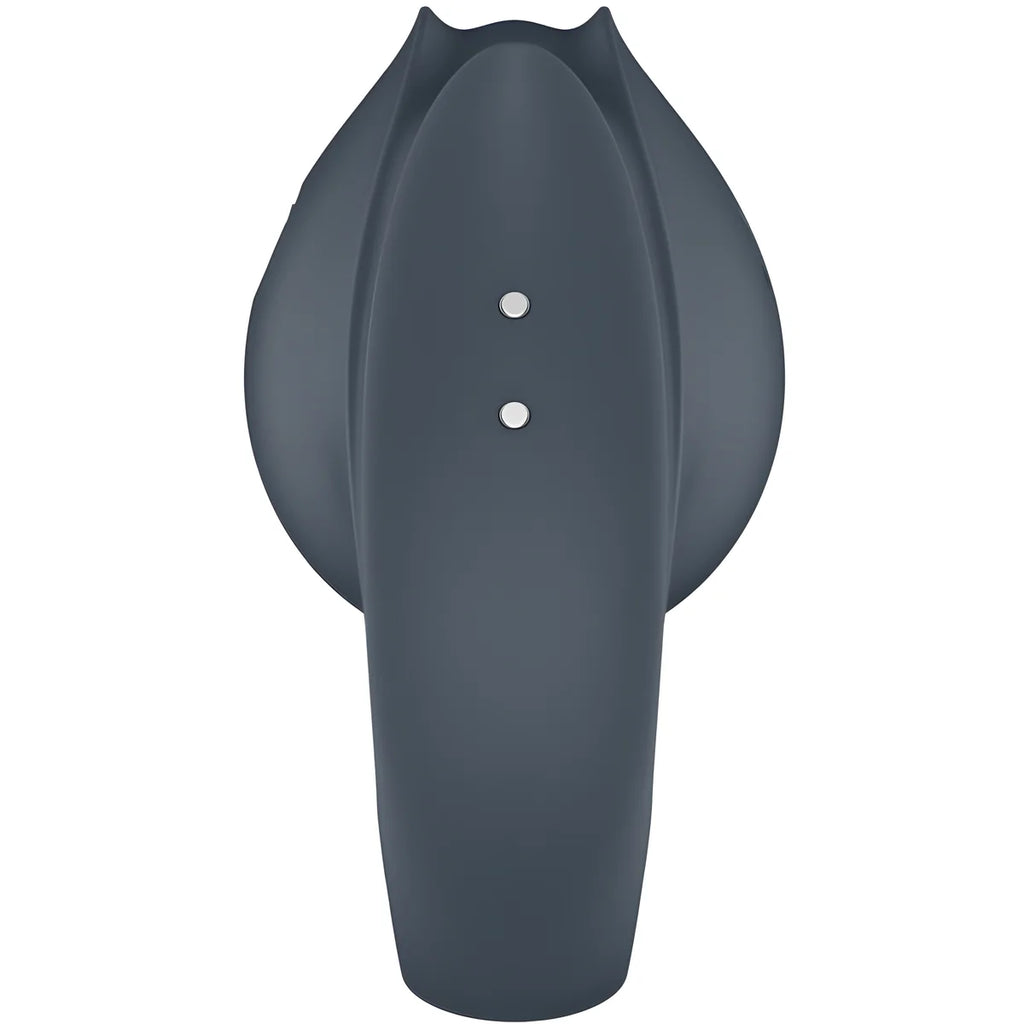 satisfyer perfect pair 2 multivibrateur 2 en 1 anneau penis et stimulateur de doigts gris