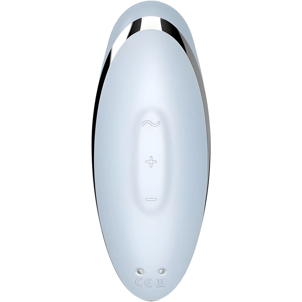 satisfyer tap climax 2 vibrateur stimulateur bleu