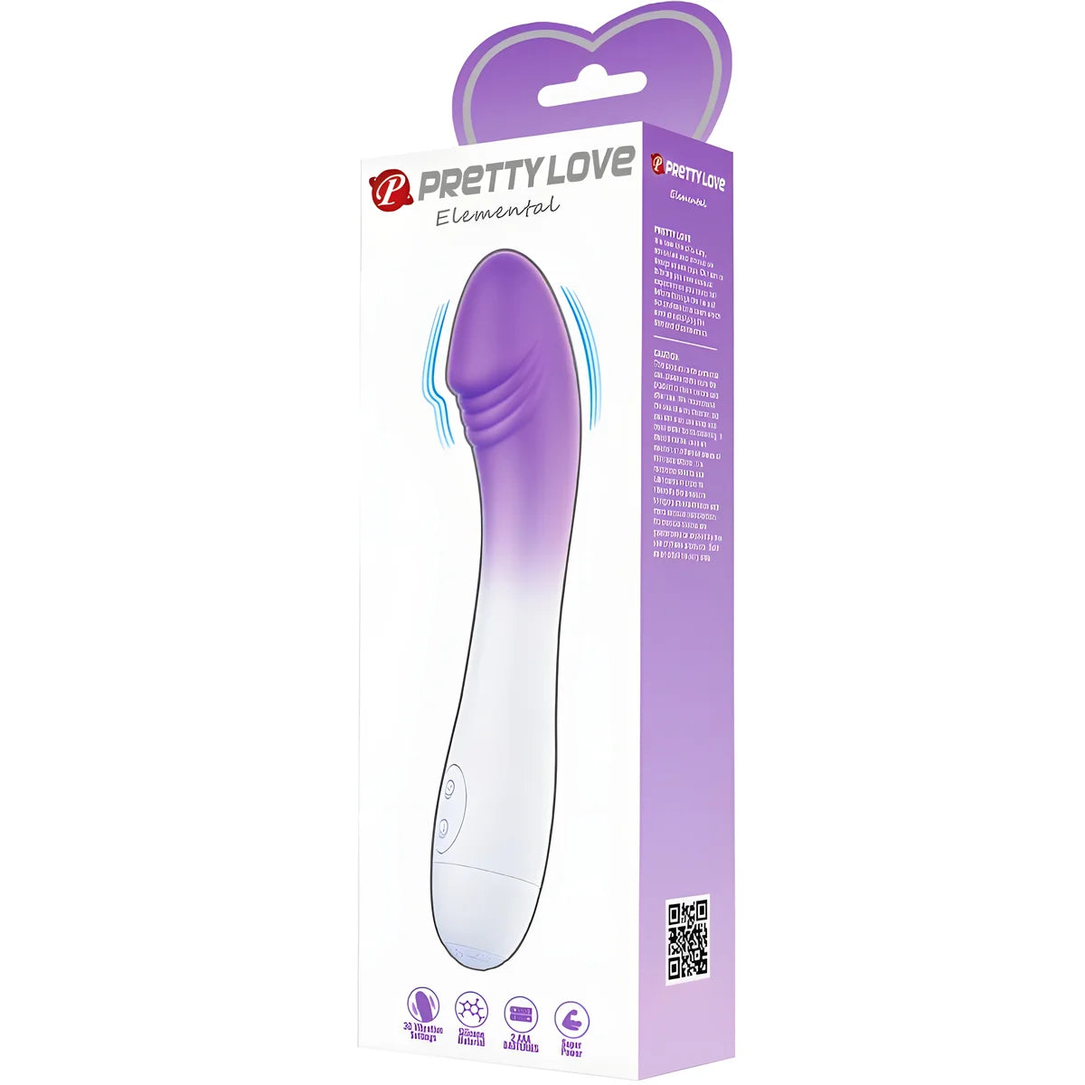 pretty love vibrateur elemental point g 30 vibrations violet