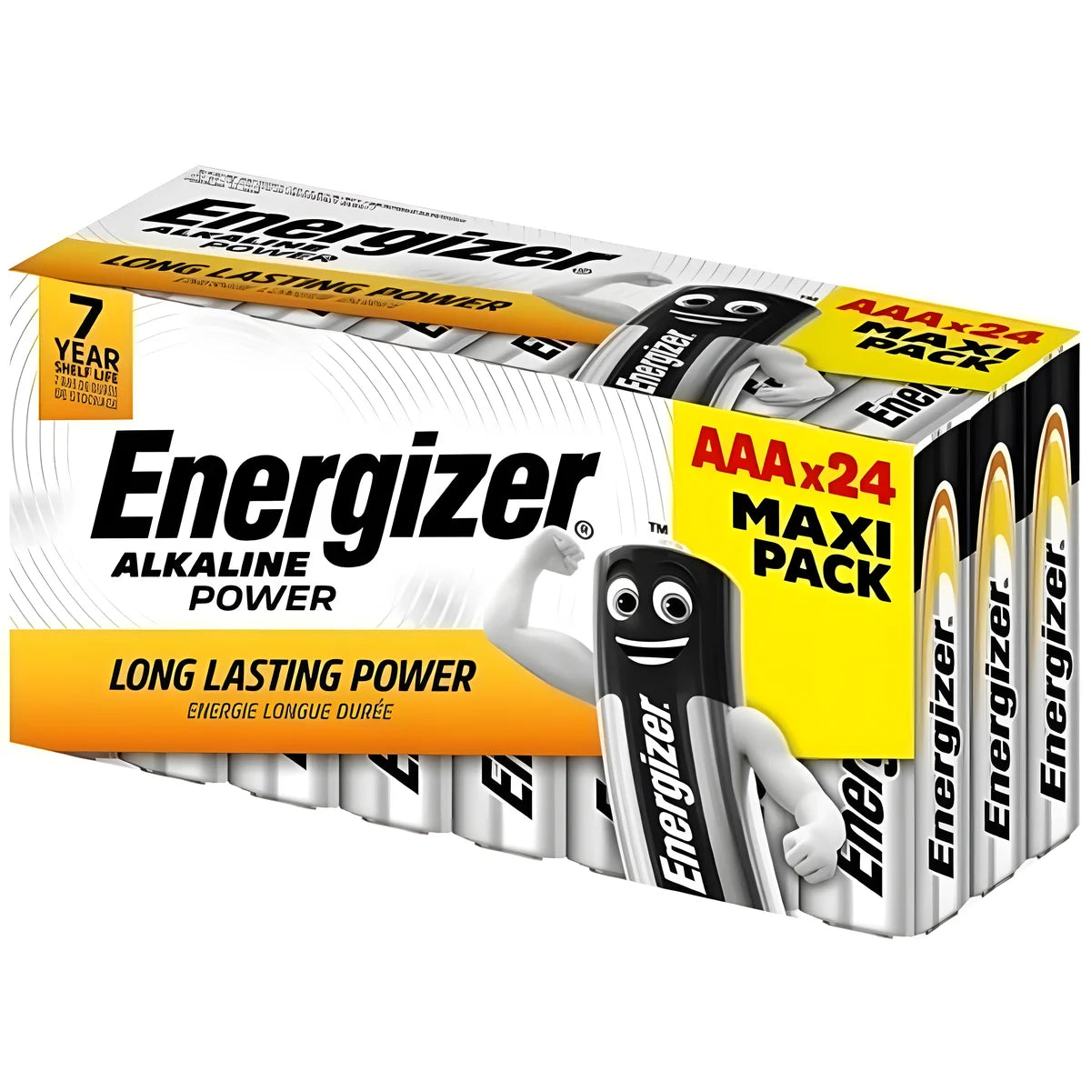energizer pile alcaline alcaline aaa lr03 boite 24 3 boites 8 piles