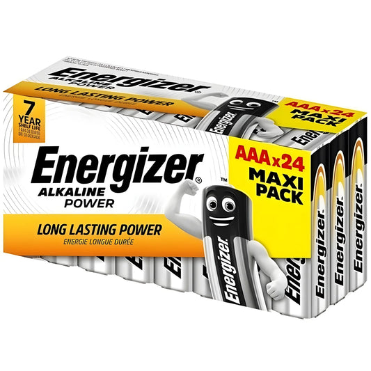 energizer pile alcaline alcaline aaa lr03 boite 24 3 boites 8 piles