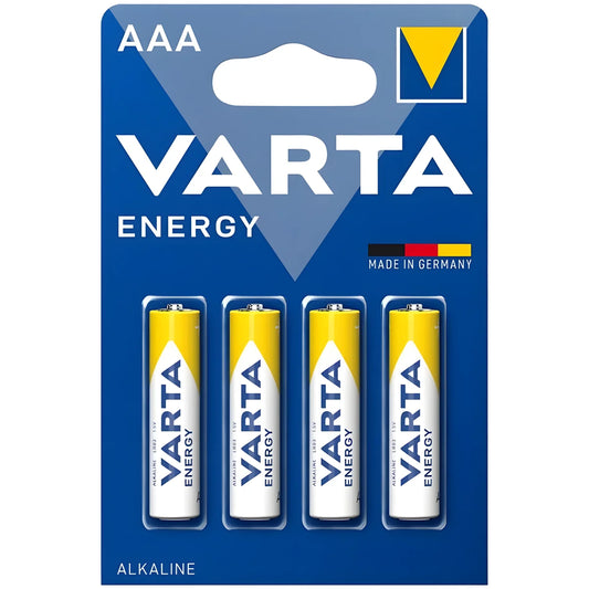 varta pile alcaline energy aaa lr03 blister 4