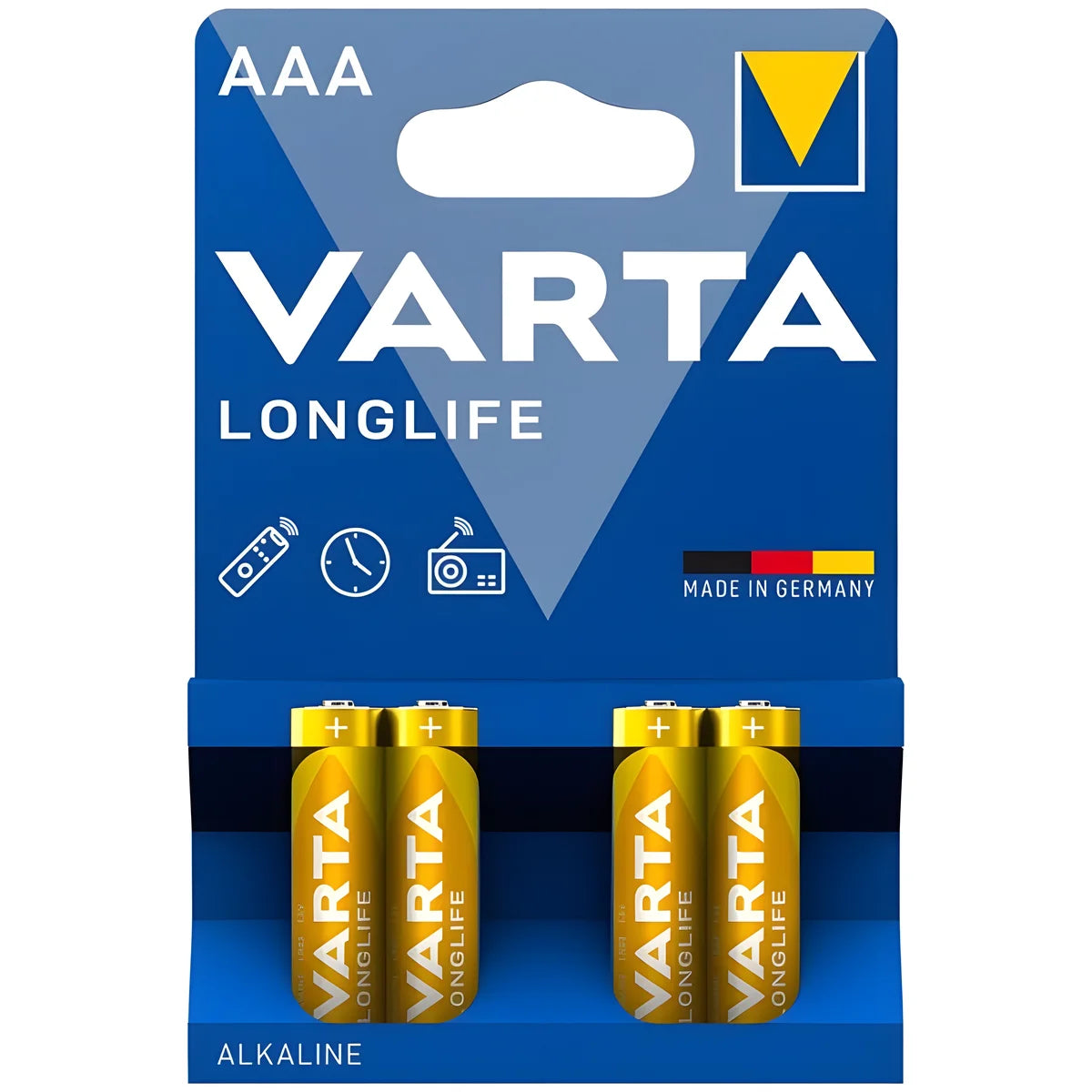 varta pile alcaline aaa longue duree lr03 blister 4
